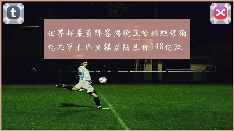 世界杯最贵阵容揭晓亚哈姆维领衔亿元萨利巴坐镇后防总价148亿欧